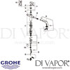 Grohe Eurodisc Cosmopolitan Single-Lever Sink Mixer Tap Spares